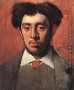 Portrait of Albert Melida - Edgar Degas