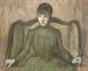 Woman Sitting in an Armchair, c.1864 - Edgar Degas