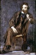 Portrait of Gustav Moreau (1826-98) - Edgar Degas