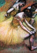 Group of Three Dancers - Edgar Degas