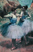 Dancers in Violet - Edgar Degas