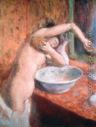 Woman washing herself - Edgar Degas