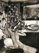 Illustration from 'La Maison Tellier' by Guy de Maupassant (1850-93), 1933 - Edgar Degas