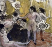 llustration from 'La Maison Tellier' 1933 - Edgar Degas