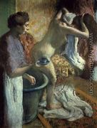 Breakfast after a bath - Edgar Degas