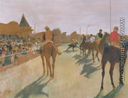 The Parade, or Race Horses in front of the Stands, c.1866-68 - Edgar Degas