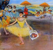 Dancer with bouquet, curtseying, 1877 - Edgar Degas