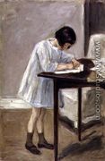 The Artist's Granddaughter at the Table, 1923 - Max Liebermann