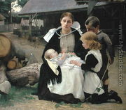 The New Baby, c.1886-88 - Alexander Mann