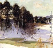 Thawing Brook (Winter Shadows) 1911 - Willard Leroy Metcalf
