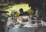 Breakfast in the Garden, 1883 - Giuseppe de Nittis