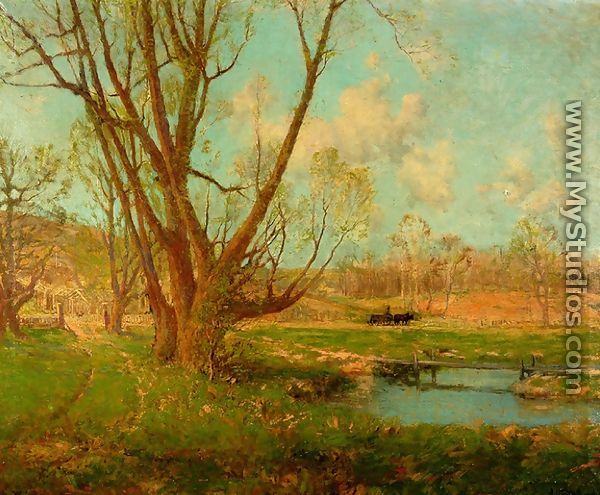 The Farm on a Spring Day - Julian Onderdonk
