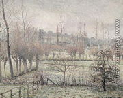 Snow Effect at Eragny, 1894 - Camille Pissarro