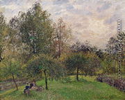 Apple Trees and Poplars in the Setting Sun, 1901 - Camille Pissarro