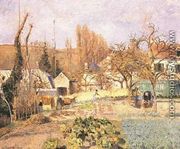Kitchen garden at the Hermitage, Pontoise, 1874 - Camille Pissarro