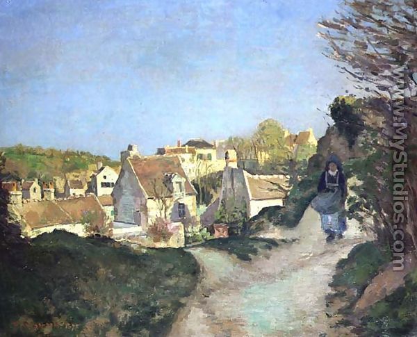 The Hill at Jallais, Pontoise, 1875 - Camille Pissarro