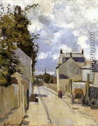 Rue de l'Ermitage, Pontoise, 1874 - Camille Pissarro