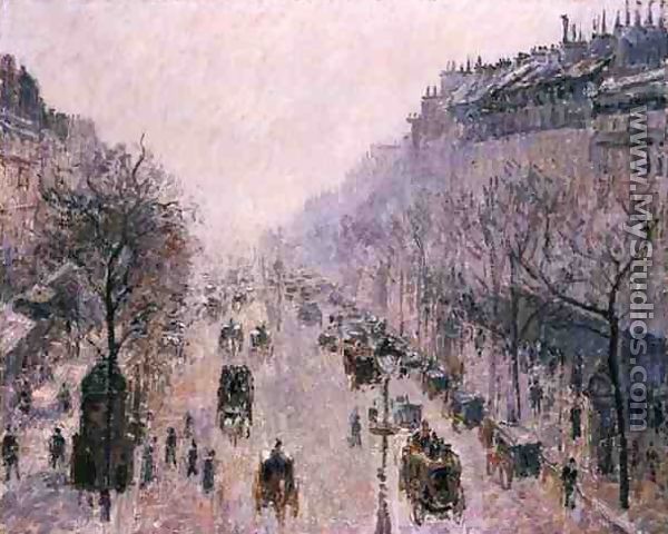 Street Scene - Camille Pissarro