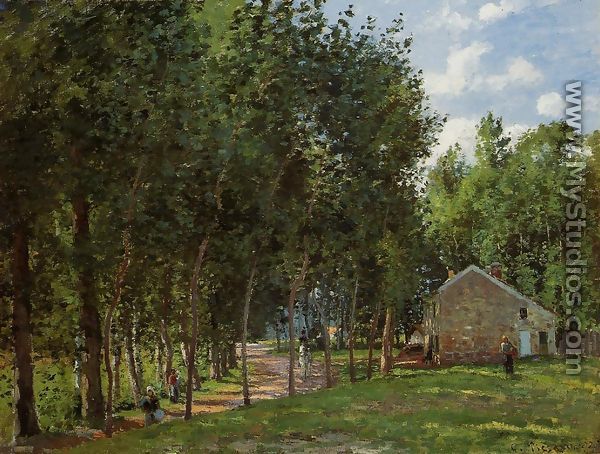 The House in the Forest, 1872 - Camille Pissarro