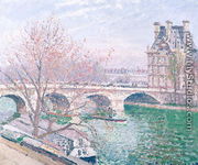 The Pont-Royal and the Pavillon de Flore, 1903 - Camille Pissarro