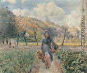 In the Garden - Camille Pissarro