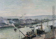 Saint-Sever Port, Rouen, 1896 - Camille Pissarro