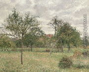 Autumn Morning, Cloudy, Eragny, 1900 - Camille Pissarro