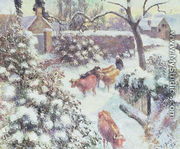 Effet de Neige a Montfoucault, 1882 - Camille Pissarro