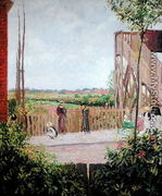 The Footbridge, Bath Road, Bedford Park, 1897 - Camille Pissarro