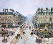 Avenue de l'Opera - Effect of Snow, 1898 - Camille Pissarro