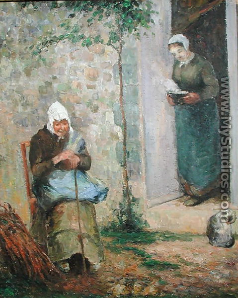 Charity, 1876 - Camille Pissarro
