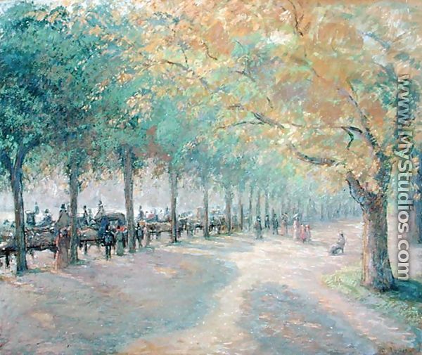 Hyde Park, London, 1890 - Camille Pissarro