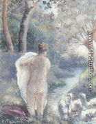 Nude with Swans, c.1895 2 - Camille Pissarro