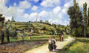 Landscape near Pontoise, the Auvers Road, 1881 - Camille Pissarro