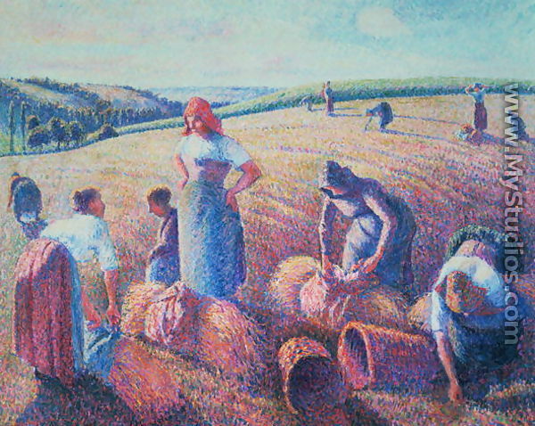 Women Haymaking, 1889 - Camille Pissarro