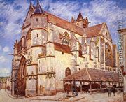 The Church at Moret, Evening, 1894 - Alfred Sisley