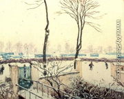 Snow Scene at Moret, c.1894 - Alfred Sisley