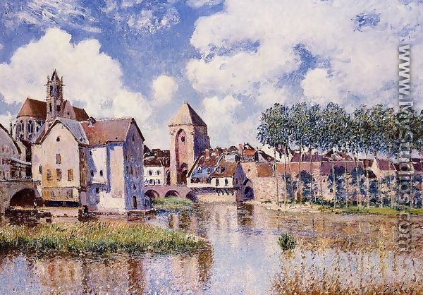 Moret-sur-Loing, the Porte de Bourgogne, 1891 - Alfred Sisley