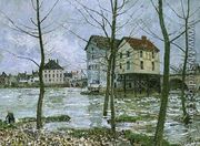The Mills at Moret-sur-Loing, Winter, 1890 - Alfred Sisley