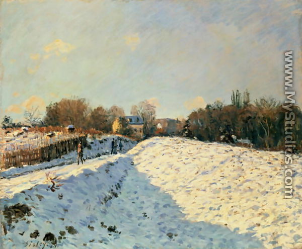 Effect of Snow at Argenteuil, 1874 - Alfred Sisley