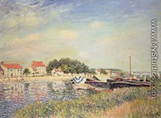 The Banks of the Loing at Saint-Mammes, 1885 - Alfred Sisley