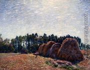 Haystacks at Moret, Morning Light, 1891 - Alfred Sisley
