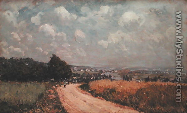 Turning Road or, View of the Seine, 1875 - Alfred Sisley