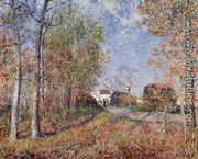 A Corner of the Woods at Sablons, 1883 - Alfred Sisley
