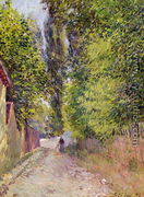 Landscape near Louveciennes, 1876 - Alfred Sisley