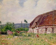 Thatched Cottage in Normandy, 1894 - Alfred Sisley