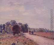 The Road through the Meadows, Morning, 1891 - Alfred Sisley