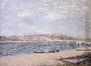 The River Banks at Saint-Mammes - Alfred Sisley
