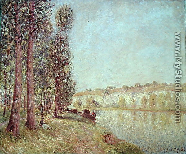 The Loing at Moret, 1888 - Alfred Sisley