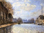 View of the Canal Saint-Martin, Paris, 1870 - Alfred Sisley